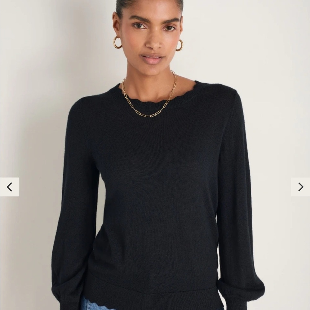 Wyse London Black Crew Neck Sweater